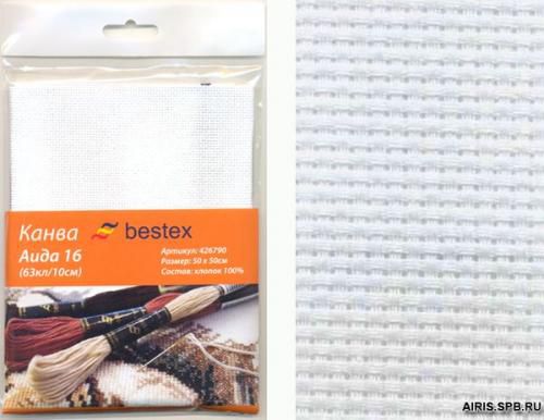 Канва Bestex 624010-16C/T, 50*50см